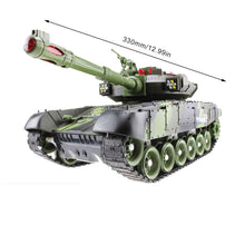 Large Remote Control Tank Charging Battle Launching Off-road Tracked Remote Control Car Boy Children's Toy Car