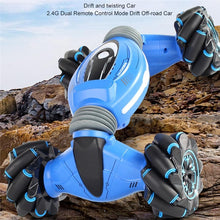Remote Control Stunt Car Gesture Induction Twisting Off-Road Vehicle Light Music Drift Dancing Side Driving RC Toy Gift for Kids