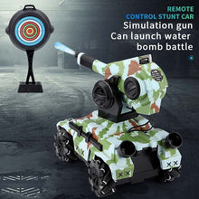 2020 NEW RC tank 2.4G 4WD can fire water bombs RC tank drift horizontal movement 360 ° rotating rc boy toys for kids children