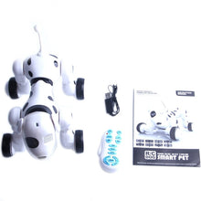 Wireless remote control smart robot dog Wang Xing electric dog early education educational toys for children(White)