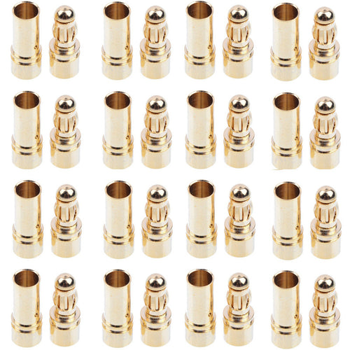 20/40pcs 3.5mm 4mm 5.5mm Gold Bullet Banana Connector Plug For RC FPV Racing Drone Quadcopter ESC Battery Motor