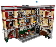 586pcs Ghostbusters Ecto-1 & 2 Movie Police cars 16032 Figure Building Blocks Assemble Children Toys Compatible With Lego