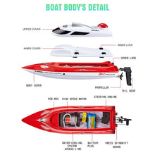 2.4G High Speed Reaches 35km/h Boat Fast Ship with Remote Control and Cooling Water System