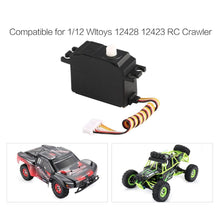 OCDAY 25g Plastic Gear Servo 4.8-6V for 1/12 Wltoys 12428 12423 RC Car Model Steering Part Accessories