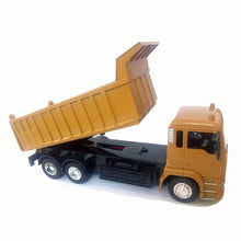 RC cars dump truck Toys for children boys Xmas birthday gifts yellow color RC Engineering truck model Beach toys transporter