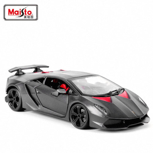Maisto 1: 24 Alloy Car Model Lamborghini Carbon Fiber Gray Sixth Element Sports Car Model
