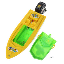High Speed Electric Boat Plastic Launch Children RC Toys Speedboat Water Play Gift For Kids