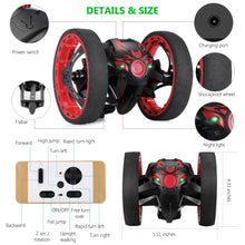 New RC Car Bounce Car Remote Control Toys RC Robot 80cm High Jumping Car Radio Controlled Cars Machine LED Night Toys Kids Gifts