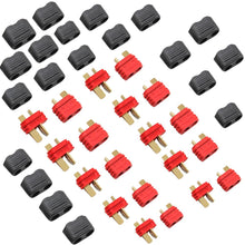 2/5/10 Pairs AMASS Upgrated Sheathed T Plug Connectors Dean Style with Protection Cover for RC Battery ESC Motor Controller