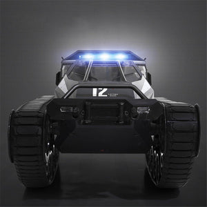 1:12 RC Tank Car 2.4G High Speed Full Proportional Control Vehicle Models Wading Depth With Gull-wing Door Metal Crawler
