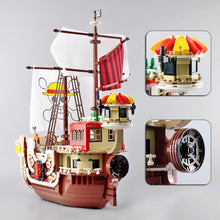 ONE PIECE The THOUSAND SUNNY Pirate Ship Japan Anime compatible legoingly Brick Building Blocks Figure Toys For Kids Gift