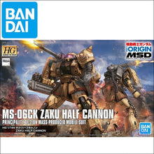 Original Gundam HG 1/144 Model MS-06CK ZAKU 2 HALF CANNON Mobile Suit THE ORIGIN GTO Kids Toys