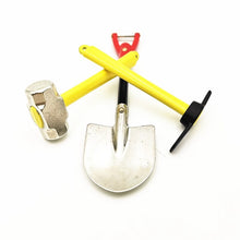 Set Of Three Model Car Simulation Hoes Metal Mini Toeing Hammer Shovel For 1:10 Trx 4 90046 Jkmax D90 Rc Climbing Car Decoration