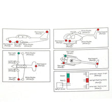 Flash RC LED Light Kit For RC Helicopter Airplane Aeroplanes Aircraft Plane Realistic 8 LED Lighting System