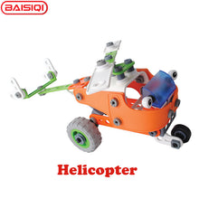 5 in 1 BAISIQI 6834 Intelligent Assembly tool set model Create DIY toy Screw block kit for 5-6-7-8-9 year old kid child boy