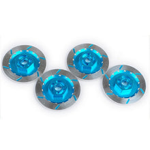 4PCS Aluminum Alloy Brake Disc Wheel Rim Box Metal Hex Adapter 12MM for RC 1/10 Car HSP Fly Fish Buggy Truck 94123 94122 D4 CS