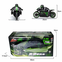2.4GHz Mini Fashion RC Motorcycle With Cool Light High Speed RC Motorbike Model Remote Control Drift Motor Toys For Kids