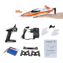 RC Speedboat FT009 2.4G 4CH Water Cooling System Self-righting 30km/h High Speed Racing RC Boat Ship Remote Control Toys Model