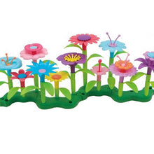 Creative Kid DIY Handicraft Spell Inserted Flower Arrangement Kit Interconnecting Blocks Colorful Various Puzzle Assemble Toy