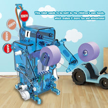 Boxing Fighter Self-assembled Electronic Robot Figures RC Toy Boxing Skills Educational Robot Blocks Kit For Kids