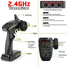 9303E 1:18 RC Car Scale Remote Control Car 40+km/h High Speed Off Road Vehicle Toys RC Truck for Kids and Adults