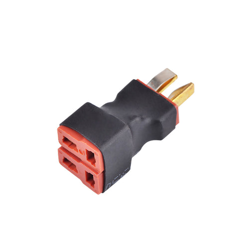 one Male T Plug to two Female T Plug Connector for RC Model Drone Adapter Wirings Spare Parts