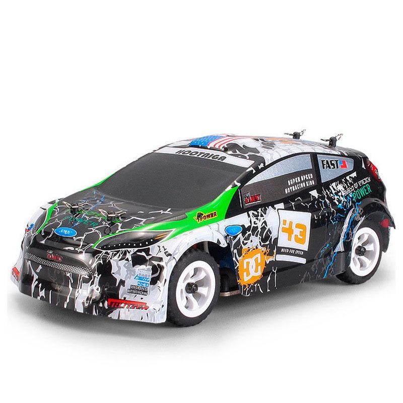 Kuulee Wltoys K989 1/28 4WD Brushed RC Remote Control Rally Car RTR with Transmitter Explosion-proof Racing Car Drive Vehicle