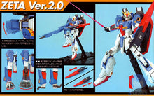 Japaness Bandai Original MG 1/100 Gundam MSZ-006 ZETA Plus Unchained Mobile Suit Kids Toys