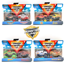 Monster Jam Crazy Monster Truck CHILDREN'S Toy Race Car Boy Alloy Car Static Model 2-Pack