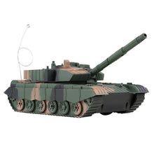 Cool RC Tank Toys For Boys Radio Remote Control Military Vehicle Armored Battle Tanks Turret Rotation Light Music RC Model 1:20