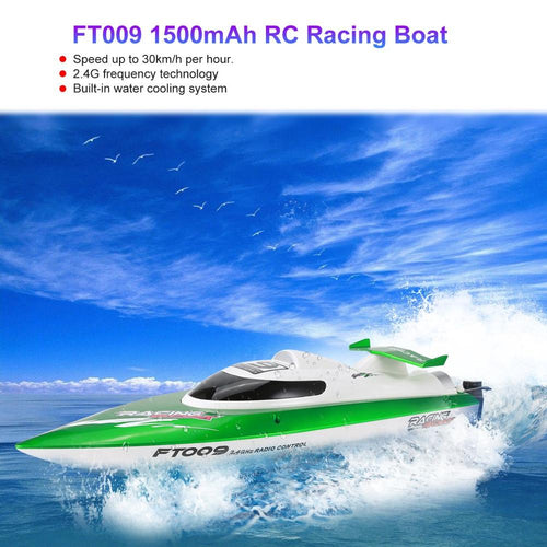 New Feilun FT009 2.4G 4CH Water Cooling RC Racing Boat 30km/h Super Speed Electric RC Boat Toy Remote Control Boats