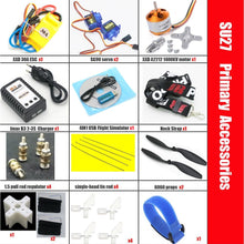 Fixed Wing Model Su27 RC Airplane With Microzone MC6C Transmitter with Receiver and Structure Parts For DIY RC Aircraft