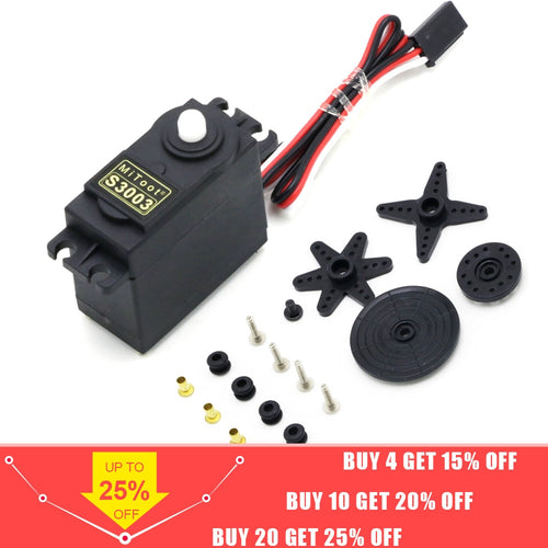 1pcs Mitoot 38g S3003 Standard Servo For RC Futaba HPI Tamiya Kyosho Duratrax GS racing Car truch