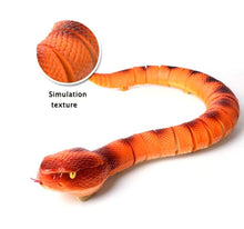 Novelty RC Snake Rattlesnake Infrared Remote Control Robot Animal Toy With USB Cable Funny Terrifying Kids Joke Gift