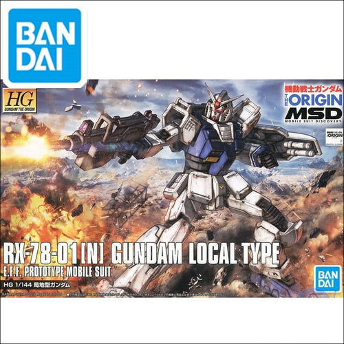 Original Gundam HG 1/144 Model RX-78-01[N] GUNDAM FSD LOCAL TYPE Mobile Suit THE ORIGIN GTO Kids Toys