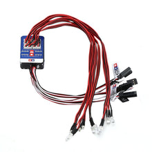12 LED Lighting Kit Steering Brake Simulation Flash Light for 1/10 RC Car For Yokomo For Tamiya Exquisitely Designed