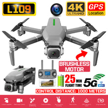 L109 GPS Drone 4K Camera x50 ZOOM 5G WIFI 1KM distance 25 minutes Quadcopter RC Helicopter Professional Selfie drone Xmas boy