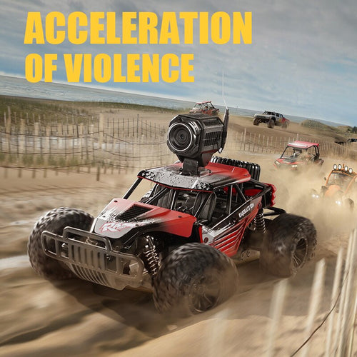 25KM/H Electric High Speed Racing RC Car with WiFi FPV 720P Camera HD 1:18 Radio Remote Control Climb Off-Road Buggy Trucks Toys