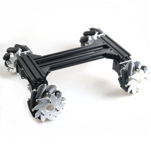 100mm Mecanum Omni Wheel High Power Metal RC Robot Tank Chassis Kit + Wireless Controller 4pcs 42-Stepper Motor DIY For Arduino