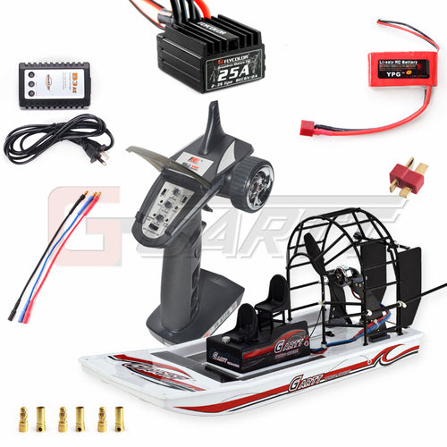 Gartt High Speed Swamp Dawg RC Air Boat Kit New COMBO RC 1 Remote Control Toys Beach Water Snowy For Children Christmas Gift