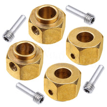 6/8/9/10/11/12mm Heavier Brass 12mm Hex Wheel Hub Extended Adapter For Traxxas TRX-4 Scale Trail Axial SCX10 RC 1/10 Crawler Car
