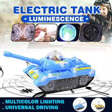 Super Mini Electric Tank Model Tank Electronic Toys Tank with Music and Flash Light for Children Kids Birthday Gifts