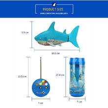 Rc Fish Toy Mini Rc Boat 4 Ch Remote Small Sharks with Usb Remote Control Toy Fish Boat Best Christmas Gift for Children Kids
