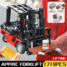 DHL Technic Motor Car Toys The Legoing 3681 Forklift Mk II Set Assembly Kits Toys Kids Christmas Gifts Building Blocks Bricks