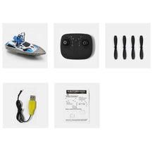 3 In 1 Remote Control Boat Drone Hovercraft Boat 360-degrees Flip Drone Helicopter Water Racing Boat Drone