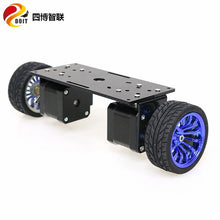SZDOIT 2WD Metal Balance Smart Car Chassis 2-Wheel Aluminum Alloy Robot Frame 65mm/85mm/130mm Wheel 42 Stepper Motor DIY Toy