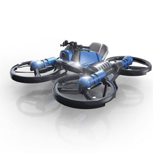2-In-1 2.4G Remote Control Deformation Motorcycle Folding Quadcopter With Land And Air Dual Modes Model Educational Toy For Kids