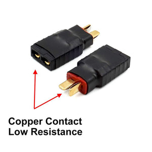 1PC Male T-Plug Deans To Female TRX Traxxas Connector Adapter For RC Battery ESC & Charger