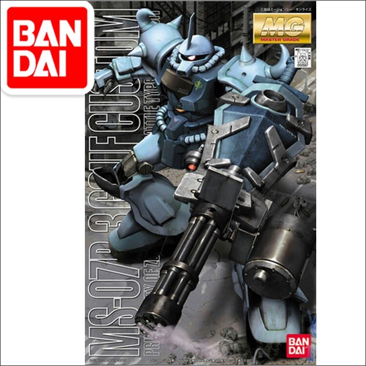 Original Gundam MG 1/100 Model MS-07B-3 GOUF CUSTOM Mobile Suit THE ORIGIN GTO Kids Toys