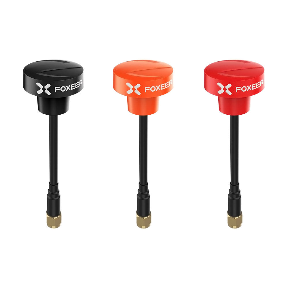 2PCS Foxeer Pagoda Pro 5.8GHz 2dBi RHCP FPV Antenna 86mm SMA/RP-SMA Black/Red/Orange for FPV RC Racing Drone Models